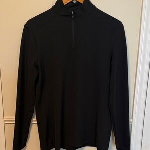 Nike women’s  Black quarter Zip-Up long sleeve shirt